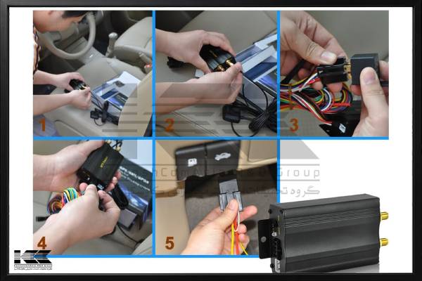 نحوه نصب دستگاه ردیاب خودرو